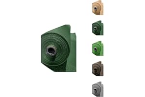Jardin202 - Malla de Ocultación 120 g/m2 | Ocultación y Privacidad para su Terraza o Jardín | Seleccione Medida y Color | 1 x 10 Metros (Verde Oscuro)