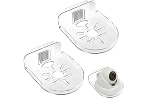 NECXON 2 mensole da Parete per Telecamera, Piccola mensola Galleggiante per Telecamera, Supporto da Parete Universale Adesivo per Telecamera da Interno (Trasparente)