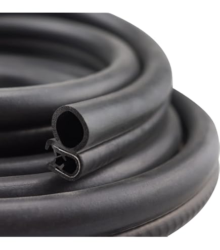 Lower Car & Truck Sun Visor Strips 13ft B-Shape Universal Rubber - Foto 9