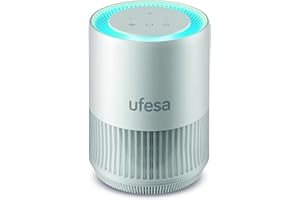 Ufesa Fresh Air PF5500 Purificador de Aire con Sistema de Filtrado de 4 Capas: Pre Filtro + Carbono Activo + HEPA 13 + Ioniza