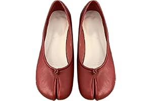 Ballerina skor dam, slip-on loafer fritidsskor lätta dansskor med klack mjuk sula läderskor klänning platå trendiga skor