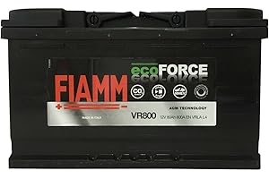 RICAMBI AUTO SMC BATTERIA FIAMM ECOFORCE AGM VR800 80Ah 800A EN - DX START&STOP MHD