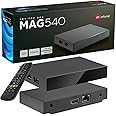 MAG 540 Linux 4K IPTV Set Top Box Internet TV IP Receiver Supporting HEVC 4K HDR 540 UHD MAG 540 UK Plug