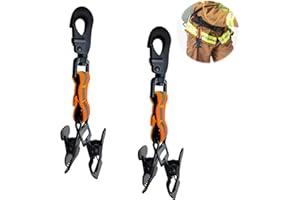 Qiyiche 2 sztuk Rękawice robocze Clip, Podwójne Wiszące Rękawiczki Clip, Biustonosz do pracy na miejscu, Maski, Ręczniki (marmur)