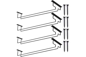 AMZMUKAUP Lot de 4 Supports pour Verres à Vin Sous Armoire en Métal, Support De Verre à Vin Sous étagère, Support Porte-verres à Pied, Cintre De Rangement De Verres pour Cuisine Bar Restaurant 40CM