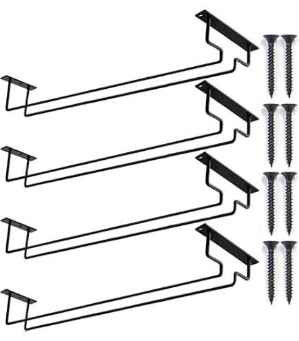 Cocktailboom – Etagère voor 12 Glazen – Metaal – 55,5 cm Hoog – Zwart – Glazenhouder