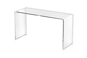 3R W Design Acrylic Display Shelves- Clear Display Plastic Perspex Stands Risers Plinths (4mm-thick-40x10x15cm)