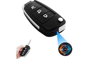 UYIKOO Cámara Espía Oculta, Mini Camara Vigilancia Llave de Coche 1080P HD, Cámara de Seguridad Visión Nocturna Detección de Movimiento
