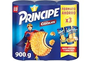LU Principe - Galleta Relleno De Chocolate 3 x 300