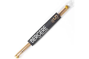 BERGERE DE FRANCE Bergère de France - Ferri da maglia in bambù, n. 5,5 mm, punte fantasia - Giallo