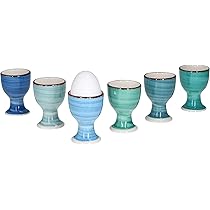 MamboCat Teller-Set Blue Baita für 6 Personen | Kuchenteller rund