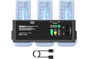 ISDT MA331 Air 3/3S Station de charge 200W 3 canaux USB-C Smart Station RC portable avec écran LED et décharge