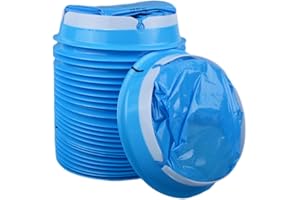 MYKAGS Lot de 25 sacs à vomi jetables pour mal des transports en voiture, voyage, grossesse et enfants - Capacité de 1000 ml - Idéal pour chimio et mal de voiture - Bleu