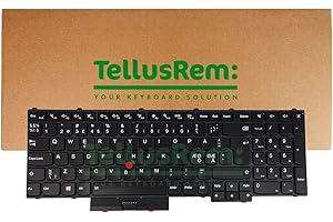 TellusRem ersatztastatur Skandinavisch – Nordisch Hintergrundbeleuchtung für Lenovo Thinkpad P50 P70 P51 P71