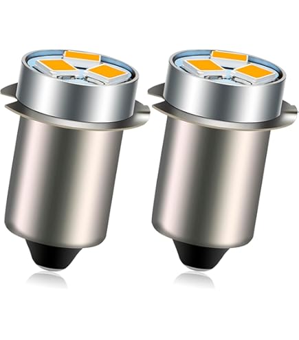 Mag-Lite LED Upgrade Bulb – 2x P13.5S, 180 Lumens, 6000K, For D/C Cell Flashlights, COB