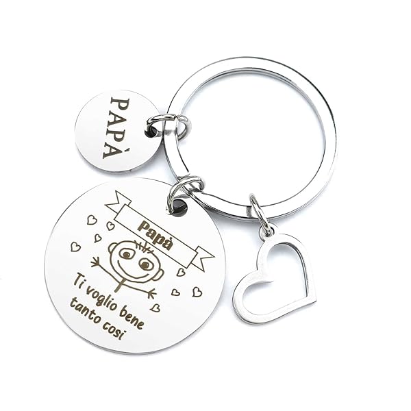 Portachiavi Personalizzato Per Papà - Regalo Per Festa Del Papà, Compleanno O Natale - Foto 8