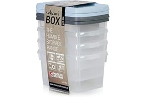 Whatmore 1.5 Litre Wham Box, Clear Base & Lime Lid 13103
