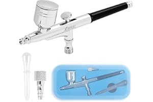 ‎XDOVET XDOVET Airbrush Kit Dual-Action Schwerkraft Air Brush mit 0,3mm und 1/4 oz. für Modelle, Kunst