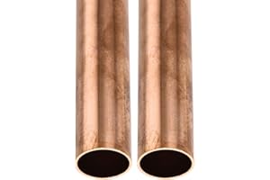 DTGN 100x22x1mm(L*OD*Grosor) Tubo Redondo de Cobre - 1pcs Varilla de Cobre Hueco Redondo Metal Tubos sin Costuras para Maquinaria Equipo Bricolaje Decorativo Marco Manualidades