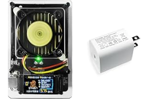 HELTEC AUTOMATION Bitaxe Ultra NMAxe Open-Source Bitcoin ASIC Miner mit 500 GH/s, BCH XEC DGBLottery BM1366 USB-PD Unterstützung & Raspberry Pi Kompatibilität