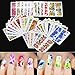 Bluelans® Pack of 50 3D Colorful Flower Water Nail Transfers Nail Art Stickers / Decals / Tattoos