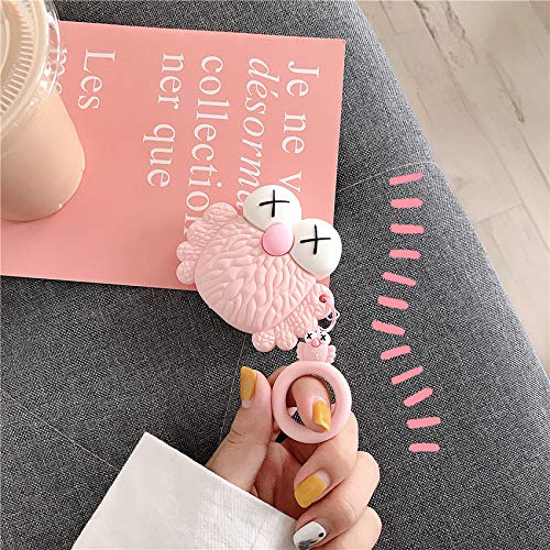 Preisvergleich Produktbild BedolioBluetooth Kopfhörer Mädchen Herz Aufbewahrungsbox Cartoon Silikonring Aufladung bruchsichere Tasche Gilt, q