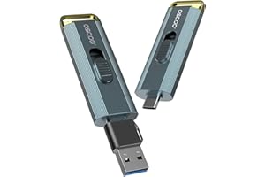 ‎OSCOO OSCOO 1TB Externe Festplatte Bis zu 2100MB/s USB 3.2 Gen2x2 Dual Interface Externe tragbare USB SSD Memory Stick für Android/Phone/Tablet/Windows/Laptop