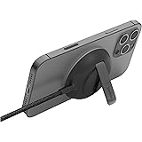 Belkin Tappetino di ricarica wireless portatile con MagSafe (ricarica rapida fino a 15 W, supporto integrato, compatibilità c