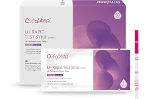 Fastep 30 Stück Ovulationstest Kit LH Teststreifen Eisprung Test Fruchtbarkeitstest für Frauen
