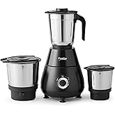 Prestige Apex 500 Watt Mixer Grinder with 3 Stainless Steel Jars | Super Efficient SS Blades | Black | 2Y Warranty | ISI Cert
