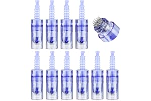 EYVRPAU 10 Piezas Cartuchos de Dermapen Sustituto Derma Pen Micronedles para Dispositivo Dermapen (36 Pines)