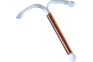 EUROGINE® Spirale Intrauterina anticoncezionale sterile IUD con forma ad Y in argento (Novaplus T 380 Ag Normal), Made in Spain