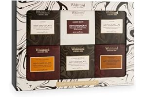 Whittard of Chelsea Hot Chocolate Lovers Gift Set | Suitable for Vegetarians | 6 Boxes of Single Origin Ground Coffee | 5 Flavours | 6 x 140g | Suitable for Vegetarians | Luxury Hot Chocolate