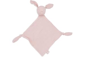 Jollein Bunny Ears, asciugamano per ciuccio, 100% cotone, certificato Oeko-TEX, rosa antico