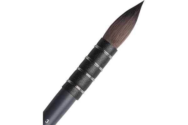 Winsor & Newton 5011503 Pinceau synthétique Professionnel Aquarelle écureuil synthétique n°3