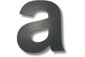 KTC-HOME - PREMIUM Hausnummer Eisenglimmer inkl. Montagematerial - Pulverbeschichtet - Arial - 20CM - DB 703 - Rostfrei & Wetterfestes Hausnummernschild - versch. Farben