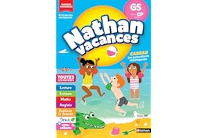 Cahier de vacances 2026 de la GS vers le CP (5-6 ans) - Lecture, Ecriture, Maths, Anglais / Nouveaux programmes 2026 - Nathan vacances