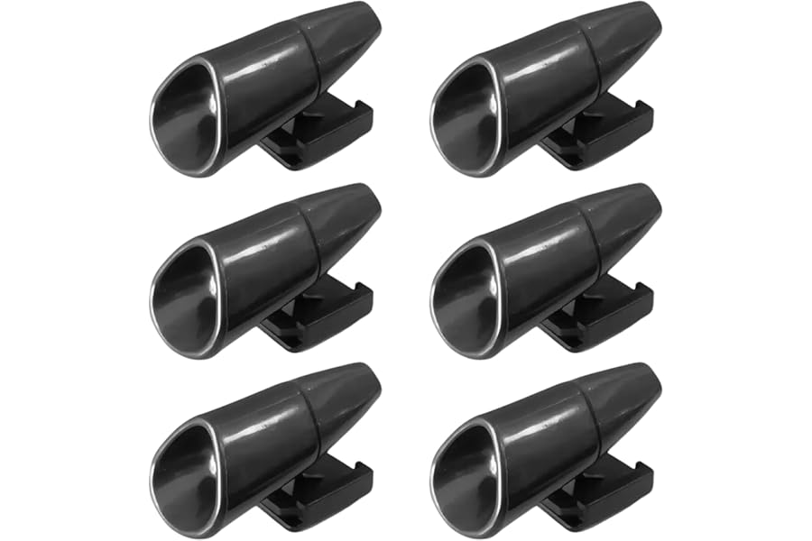 Flewdart 6 pcs deer whistles for vehicles car Motorcycles, wildlife warning Ultrasound with Sticker Repeller Boar Repellent Effective Ultrasound for Roadside Animals
