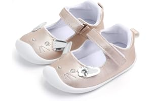 LACOFIA Ballerine bébé Fille Chaussure antidérapants Premier Pas pour bébés
