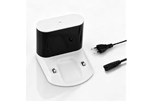 Ersättningsladdningsstation kompatibel med Roborock S50, S55, S5 Max, S6 | För S6 Pure, S6 MaxV, för T4, T6, T7, för S4 Max, reservdel, enkelt byte