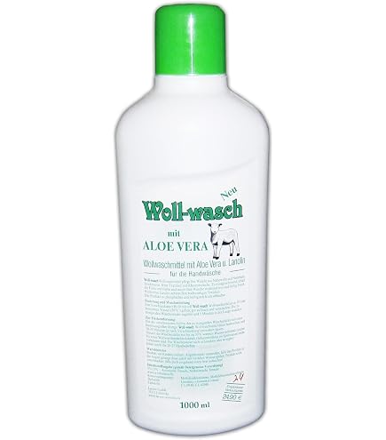 Wollsan Wollwaschmittel mit Aloe Vera und Lanolin (3 x 1.000ml) :  Amazon.de: Drogerie & Krperpflege