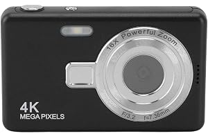 Digitalkamera, 50MP 1080P 16X Digital Zoom Autofokus Vedio-kamera med 2,4-tums Skärm, Kompakt Anti-shake-vloggningskamera för Studenter Barn