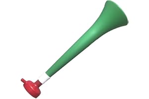 FUN FAN LINE - Packung x3 Kunststoff Vuvuzela Stadion/ungiftig Fußball Horn. Zübehor für Fußball- und Sportfeiern. Sehr Lautes Lufthorn für Animation.