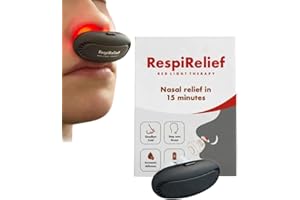 GIURUI Respi-Relief Red Light Nasal Therapy Instrument, Red Light Nasal Therapy Instrument, Red Light Nasal Therapy Device, Red Light Nasal Therapy for Nose, Red Bulb Nose (1 Pcs)