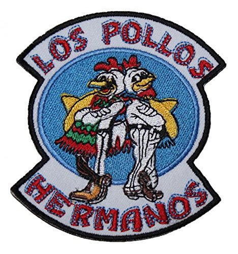Breaking Bad Los Pollos Hermanos Badge Embroidered Patch 4” Sew-on or Iron-on
