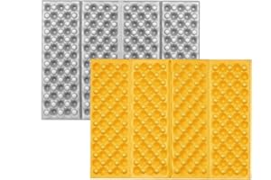 Lumanothy Cuscino da esterno termico, pieghevole, impermeabile, per esterni, con cintura di conservazione, per campeggio, escursionismo, stadio, in viaggio, caccia, picnic