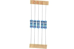 HUABAN 100PCS 1 Watts 1W 24R 24 Ohm 1% Metal Film Resistor