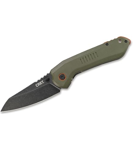 CRKT SIWI Feststehendes Fahrtenmesser – Schwarz, SK5-Stahlklinge, G10-Griff, Gesamtlänge 18,9cm