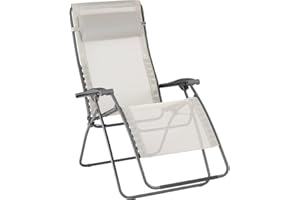 LAFUMA MOBILIER Lafuma Relax RSXA Clip XL, Batyline Seigle Batyline Seigle Stal tytanowa