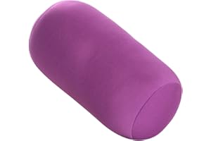RPPORM Rollenkissen Halswirbelsäule rund Memory Foam Nackenrolle Zylinderkissen Nickerchen Kissenbezug Seitenschläfer Kissenbezug 40 cm